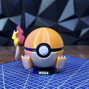 PokéForge Colecionável Charmander nº 0004