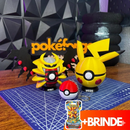 Combo Forge Pikachu + Giratina + Chaveiro de Brinde + Blister Unitário Caos Ascendente