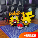 Combo Forge Pikachu + Giratina + Chaveiro de Brinde