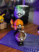 Kit Treinador Inicial da 1ª Geração - Pokébolas Colecionáveis + Suporte Grátis