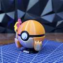 Kit Treinador Inicial da 1ª Geração - Pokébolas Colecionáveis + Suporte Grátis