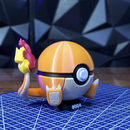 PokéForge Colecionável Charmander nº 0004